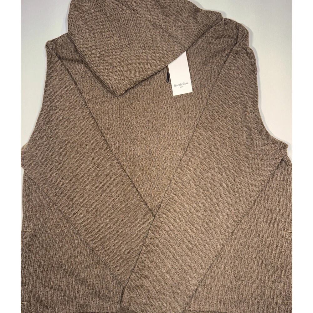 Goodfellow & Co Men’s Brown Cozy Knit Pullover Hoodie XL New With Tags - Picture 5 of 13